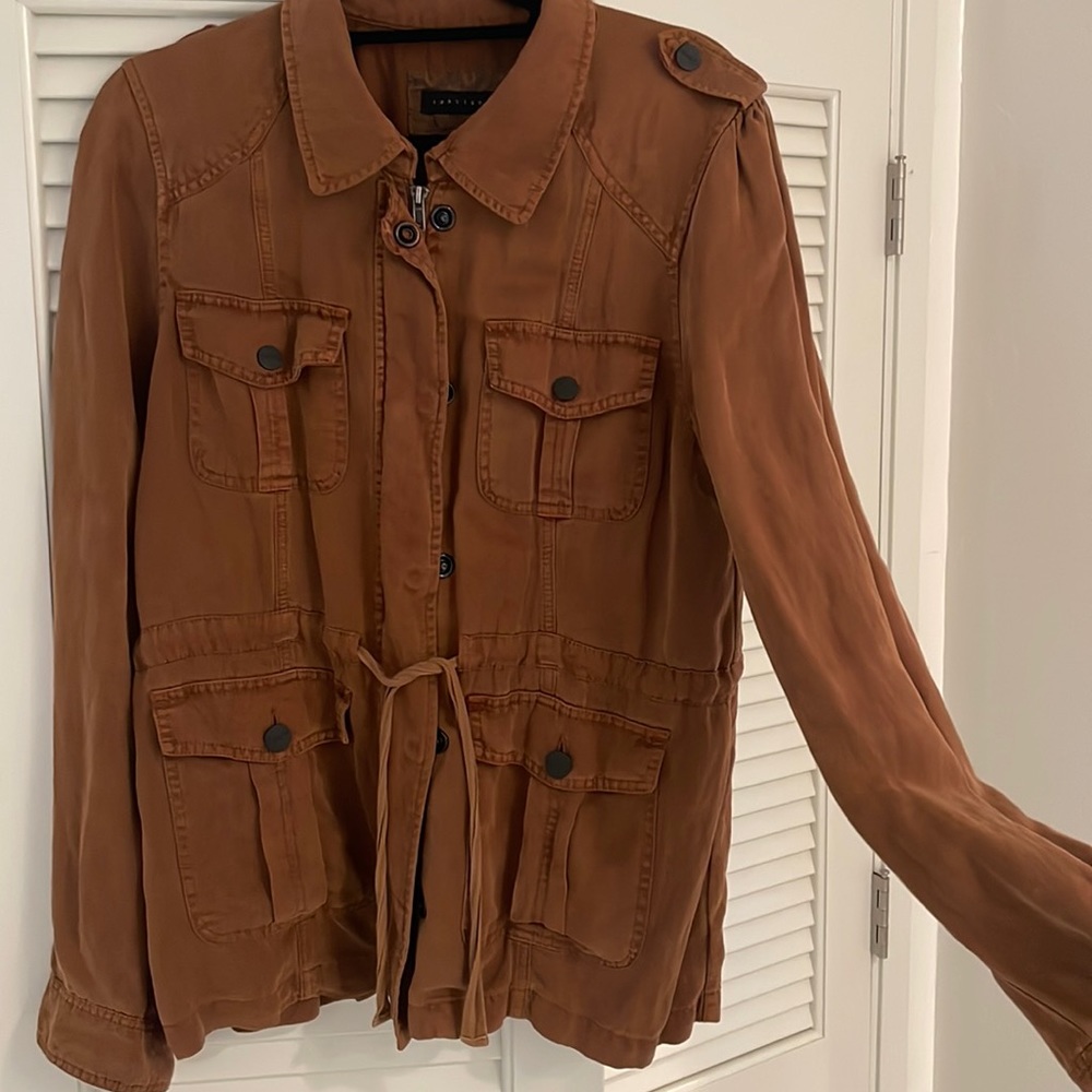 Anthropology Sanctuary utility jacket